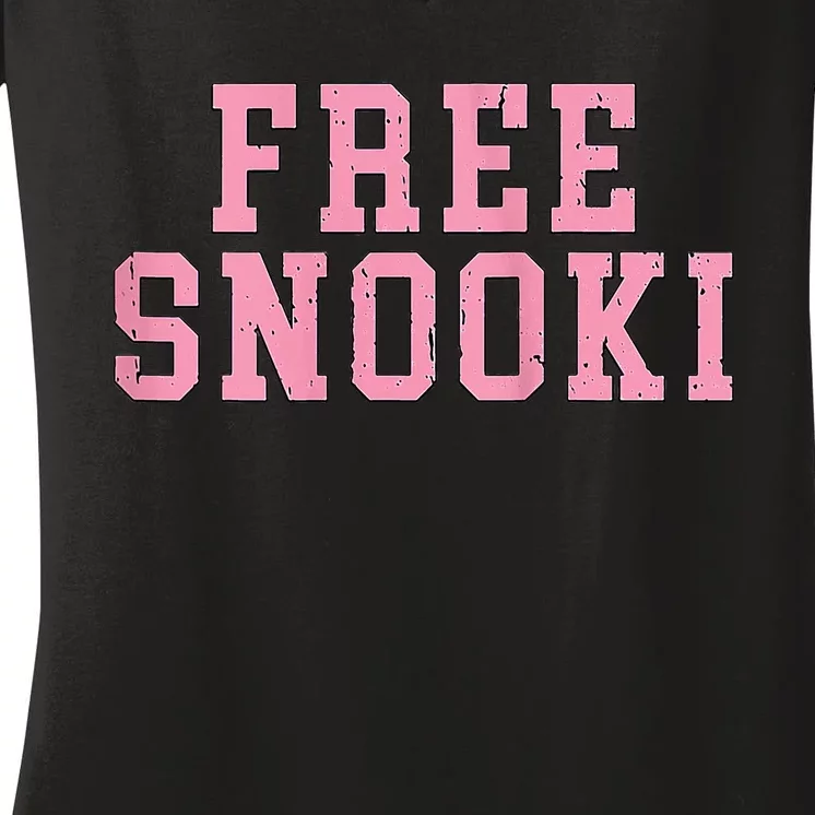 Free Snooki Woman Women's V-Neck T-Shirt