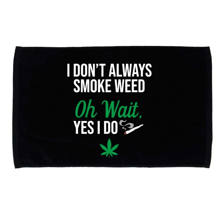 Funny Smoke Weed Marijuana Stoner Microfiber Hand Towel