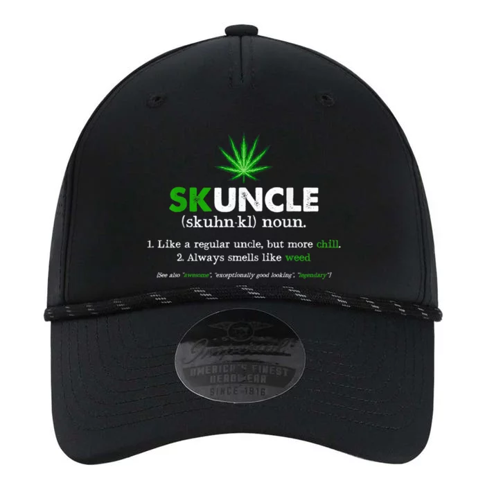 Funny Skuncle Weed Smoker Uncle Marijuana Lover Uncle Gift Performance The Dyno Cap