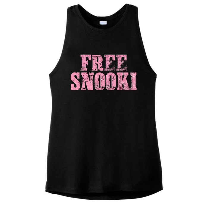 Free Snooki Weathered Ladies Tri-Blend Wicking Tank