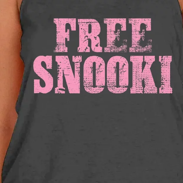 Free Snooki Weathered Women's Knotted Racerback Tank