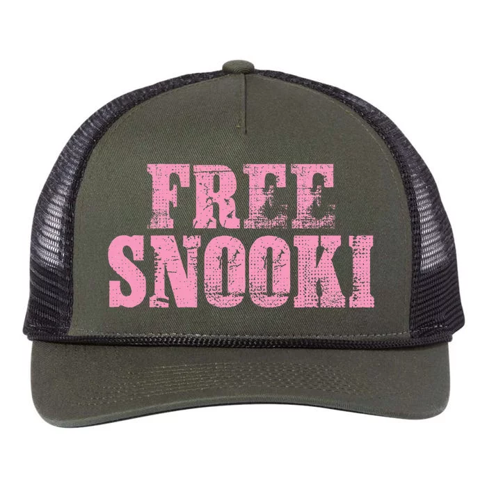 Free Snooki Weathered Retro Rope Trucker Hat Cap