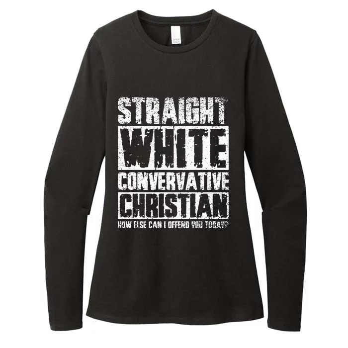 Funny Straight White Conservative Christian Womens CVC Long Sleeve Shirt