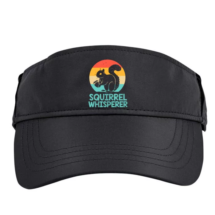 Funny Squirrel Whisperer Art Squirrel Lover Adult Drive Performance Visor