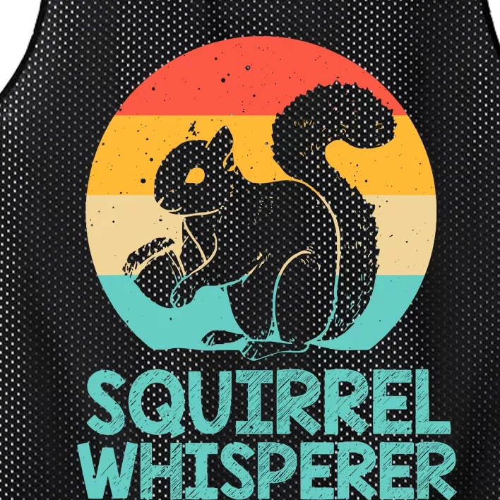 Funny Squirrel Whisperer Art Squirrel Lover Mesh Reversible Basketball Jersey Tank