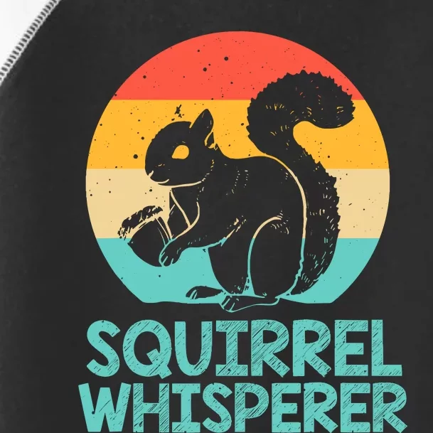 Funny Squirrel Whisperer Art Squirrel Lover Toddler Fine Jersey T-Shirt