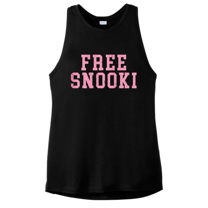 Free Snooki Woman Ladies Tri-Blend Wicking Tank