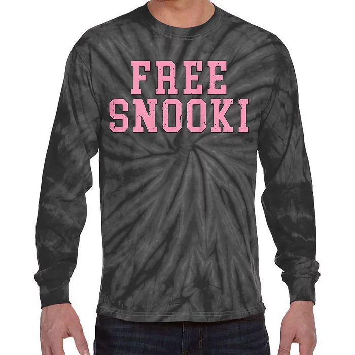 Free Snooki Woman Tie-Dye Long Sleeve Shirt