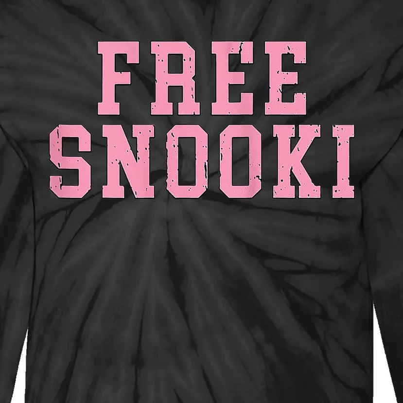 Free Snooki Woman Tie-Dye Long Sleeve Shirt