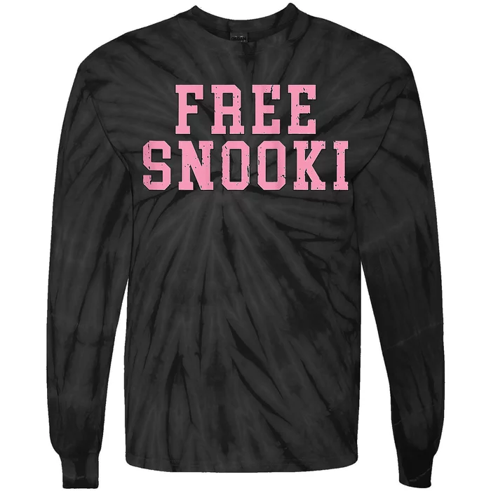 Free Snooki Woman Tie-Dye Long Sleeve Shirt