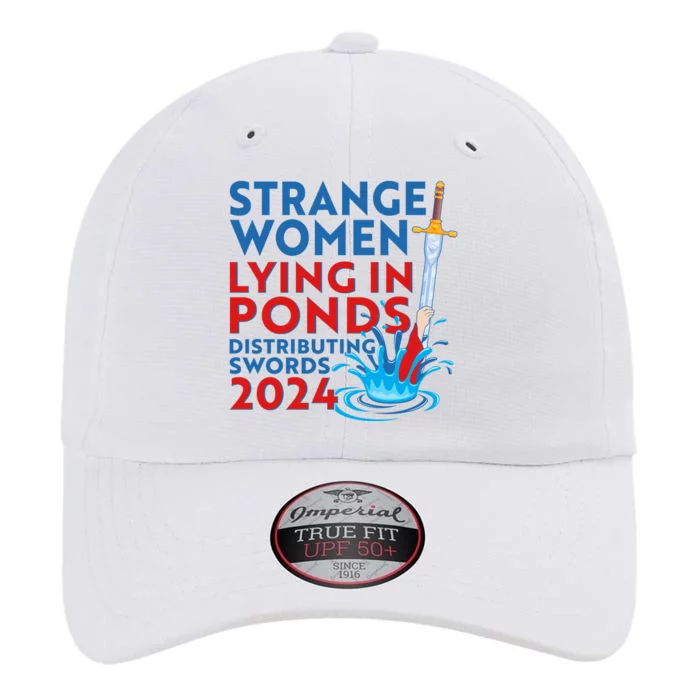 Funny Strange Women Lying In Ponds Distributing Swords 2024 The Original Performance Cap