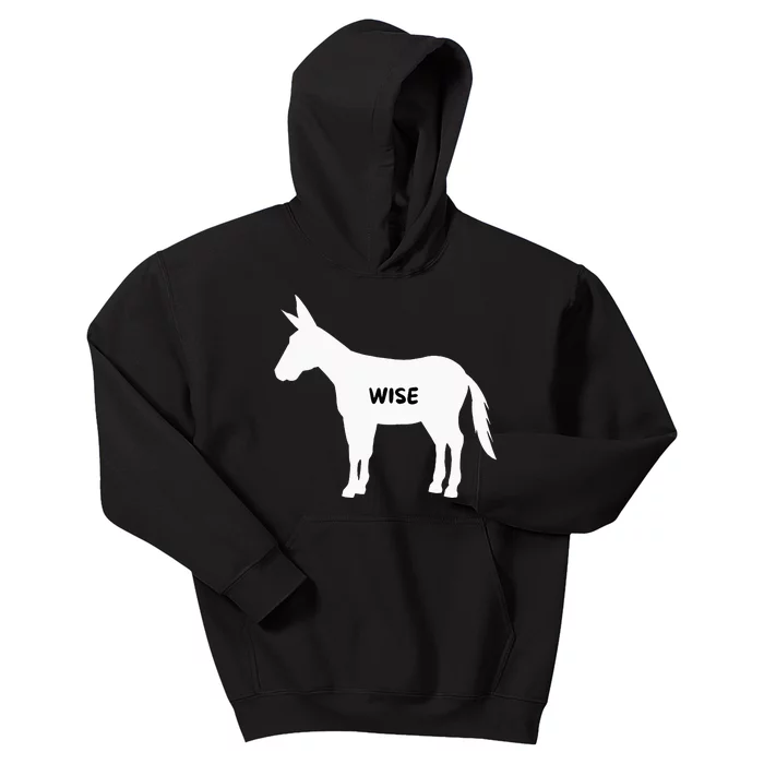 Funny Sarcastic Wise Donkey Lovers Kids Hoodie