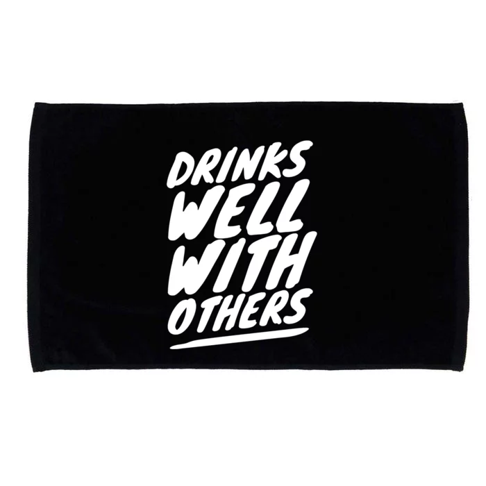 Funny S Well With Others Cute Gift Microfiber Hand Towel