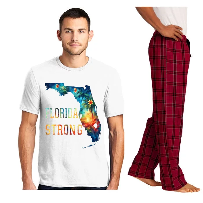 Florida Stay Western Strong Support Florida Pajama Set