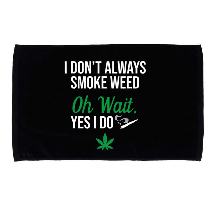 Funny Smoke Weed Marijuana Stoner Microfiber Hand Towel