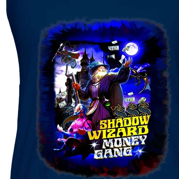 Funny Shadow Wizard Money Gang Ladies Essential Flowy Tank