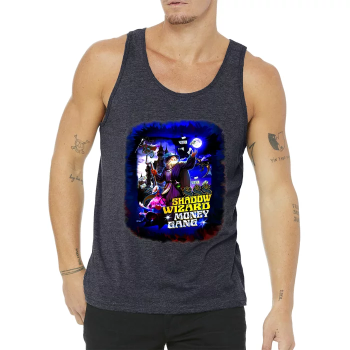 Funny Shadow Wizard Money Gang Tank Top