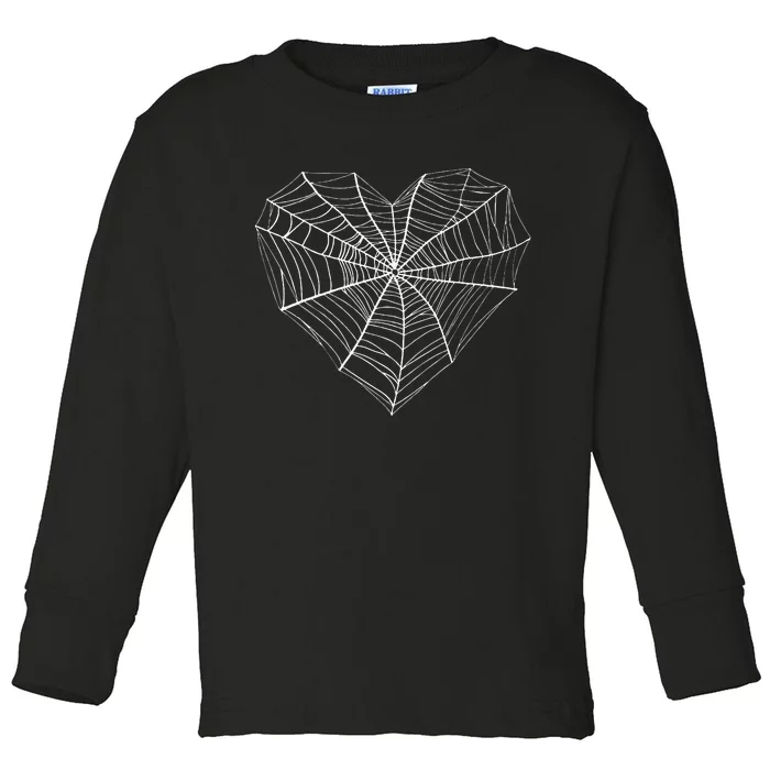 Funny Spider Web Design For Men Women Kids Insect Web Lovers Toddler Long Sleeve Shirt