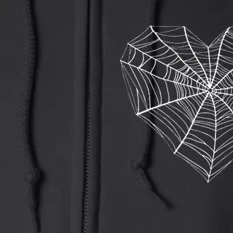 Funny Spider Web Design For Men Women Kids Insect Web Lovers Full Zip Hoodie