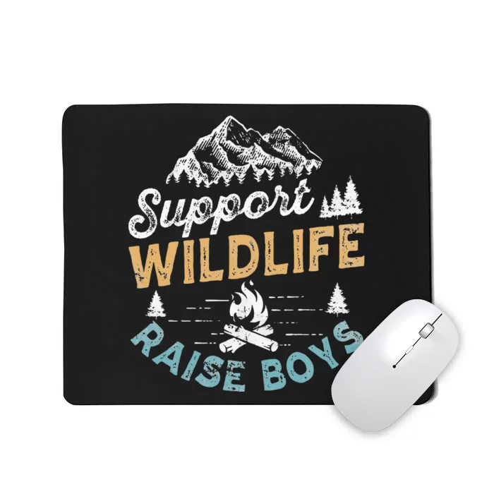 Funny Support Wildlife Raise Mom Dad Parents Mousepad