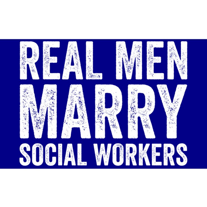 Funny Social Worker Gift Real Marry Social Workers Gift Bumper Sticker