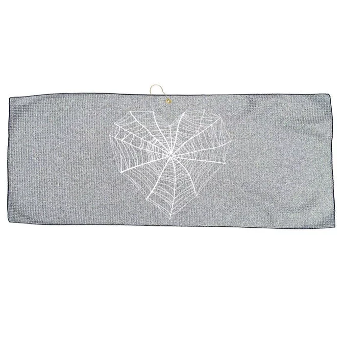 Funny Spider Web Design For Women Insect Web Lovers Large Microfiber Waffle Golf Towel