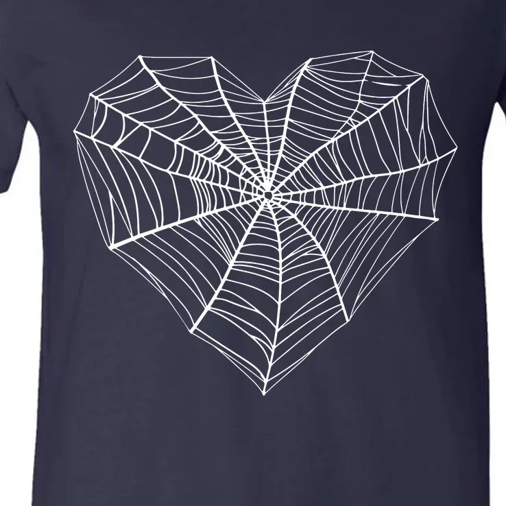 Funny Spider Web Design For Women Insect Web Lovers V-Neck T-Shirt