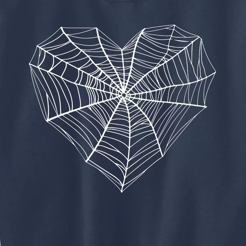 Funny Spider Web Design For Women Insect Web Lovers Kids Sweatshirt