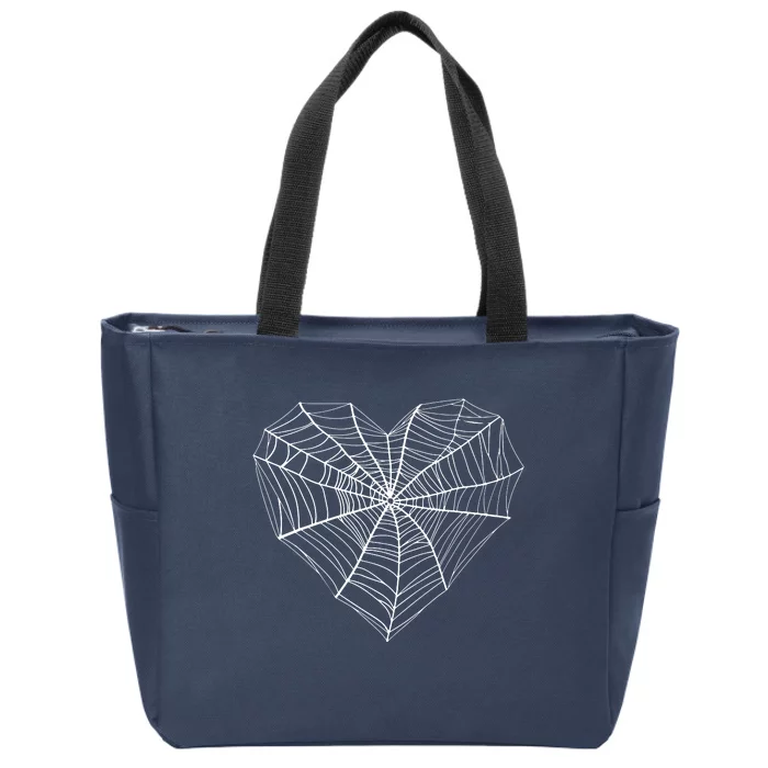 Funny Spider Web Design For Women Insect Web Lovers Zip Tote Bag