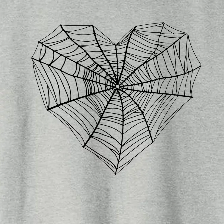 Funny Spider Web Design For Women Insect Web Lovers Women's Crop Top Tee