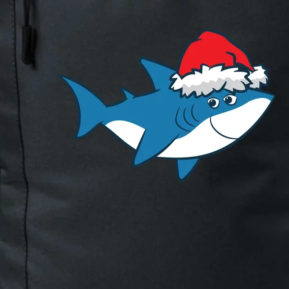 Funny Shark With Santa Hat Cute Shark Love Sharks Christmas Gift Daily Commute Backpack