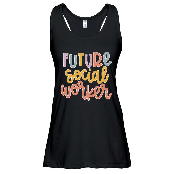 Future Social Worker Ladies Essential Flowy Tank