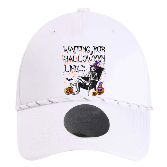 Funny Skeleton Waiting For Halloween Performance The Dyno Cap