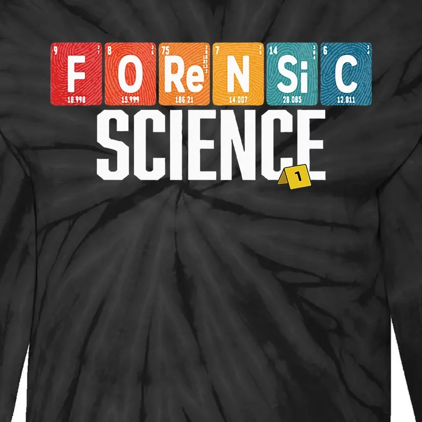 Forensic Science Week Tie-Dye Long Sleeve Shirt