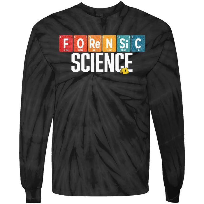 Forensic Science Week Tie-Dye Long Sleeve Shirt