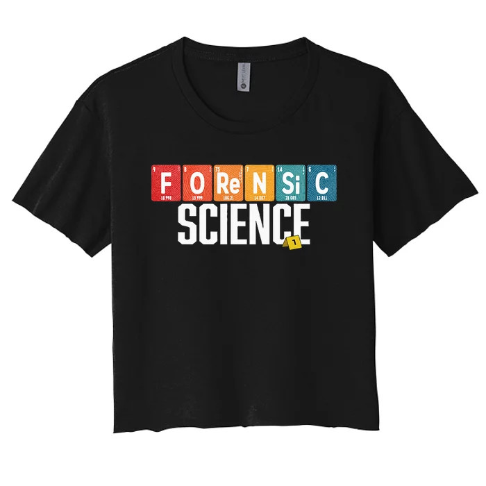 Forensic Science Week Women's Crop Top Tee