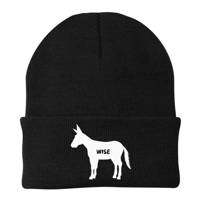 Funny Sarcastic Wise Donkey Lovers Knit Cap Winter Beanie