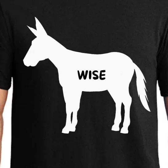 Funny Sarcastic Wise Donkey Lovers Pajama Set