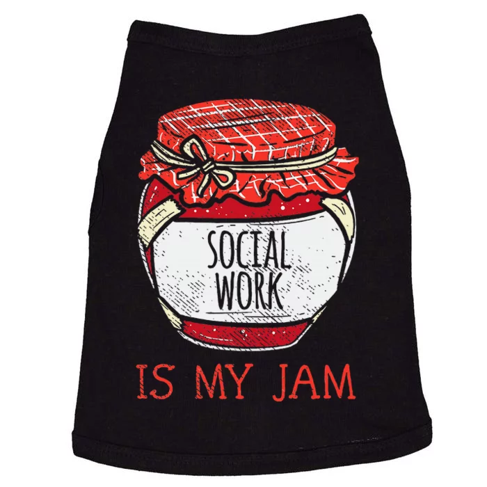 Fun Social Work Humor Funny Cute Social Worker Doggie Tank