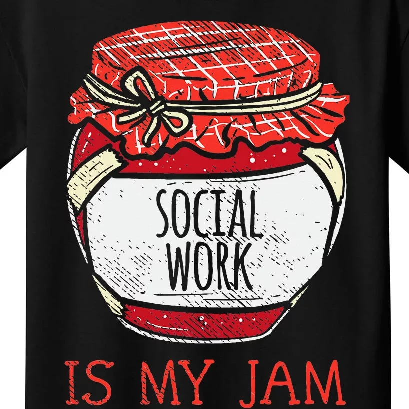 Fun Social Work Humor Funny Cute Social Worker Kids T-Shirt