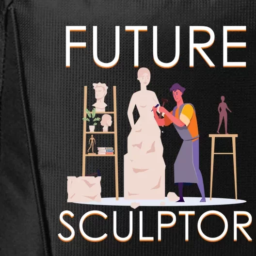 Future Sculptor Wood Carving Sculptor Gift City Backpack