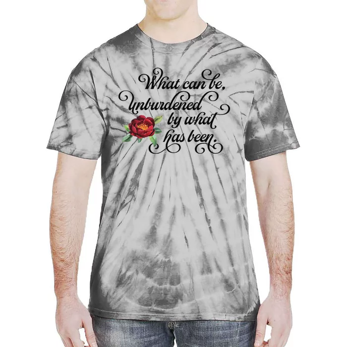 Floral Script What Can Be Unburdened By What Has Been Tie-Dye T-Shirt