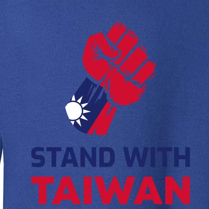 Fist Stand With Taiwan Gift Toddler Sweatshirt