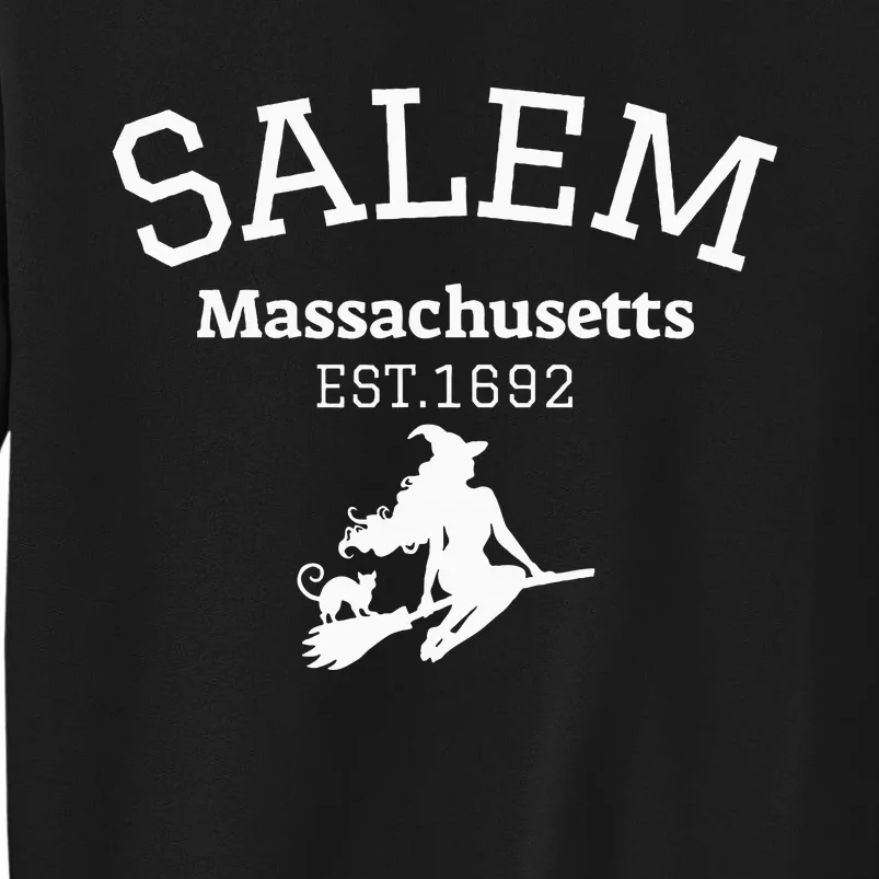 Funny Salem Witch Est 1692 Salem Massachusetts Halloween Sweatshirt