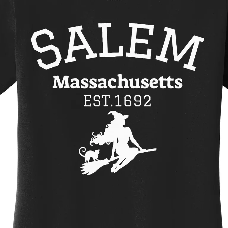 Funny Salem Witch Est 1692 Salem Massachusetts Halloween Women's T-Shirt