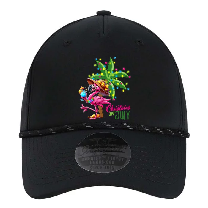 Flamingo Sunglasses Xmas Beach Tropical Christmas In July Performance The Dyno Cap