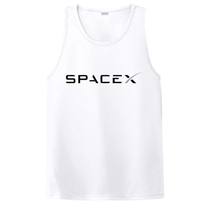 Funny Space X Logo Gift Performance Tank