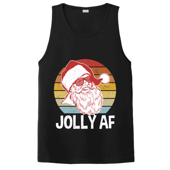 Funny Santa Xmas Gift Performance Tank