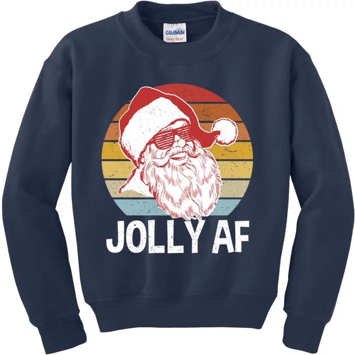 Funny Santa Xmas Gift Kids Sweatshirt