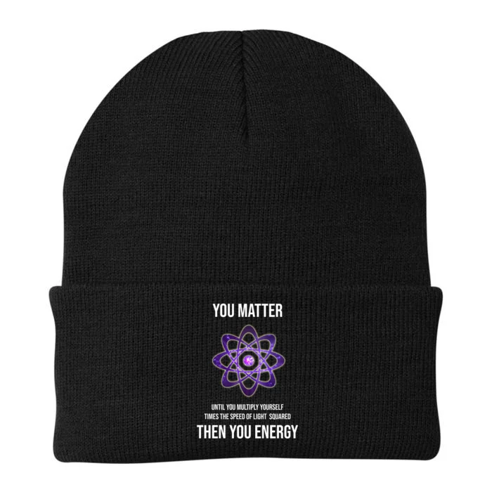 Funny Science You Matter Energy Knit Cap Winter Beanie